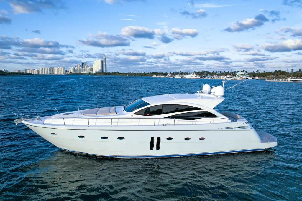 68ft Pershing Sky evening luxury